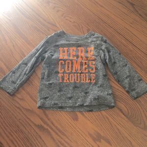 6/$20 Just One You by Carter’s Here Comes Trouble motorcycle long sleeve 18 Mo